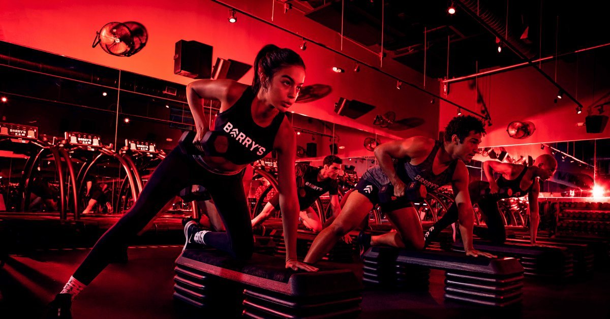Barry's Bootcamp high intensity interval workout class